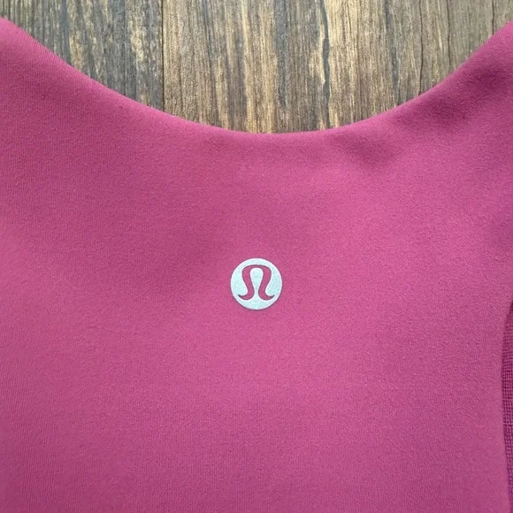 Lululemon Women’s Pink Wunder Train Invigorate Racerback Tank Top - Size 0 - Picture 5 of 6